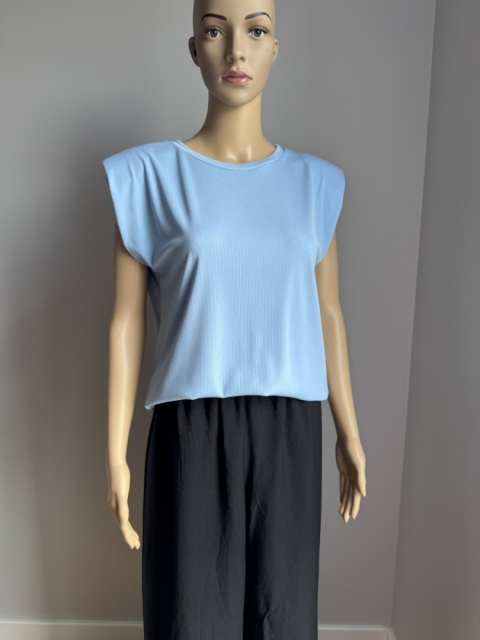 Bluzka basic baby blue