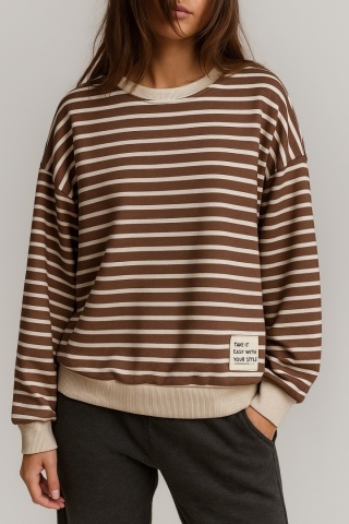 Cienka bluza w paski