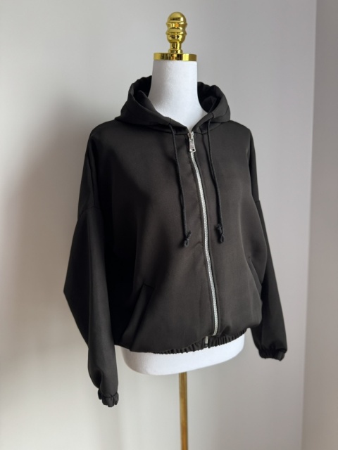 Cienka bluza oversize z kapturem