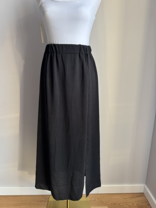 Spódnica midi z rozcięciami czarna